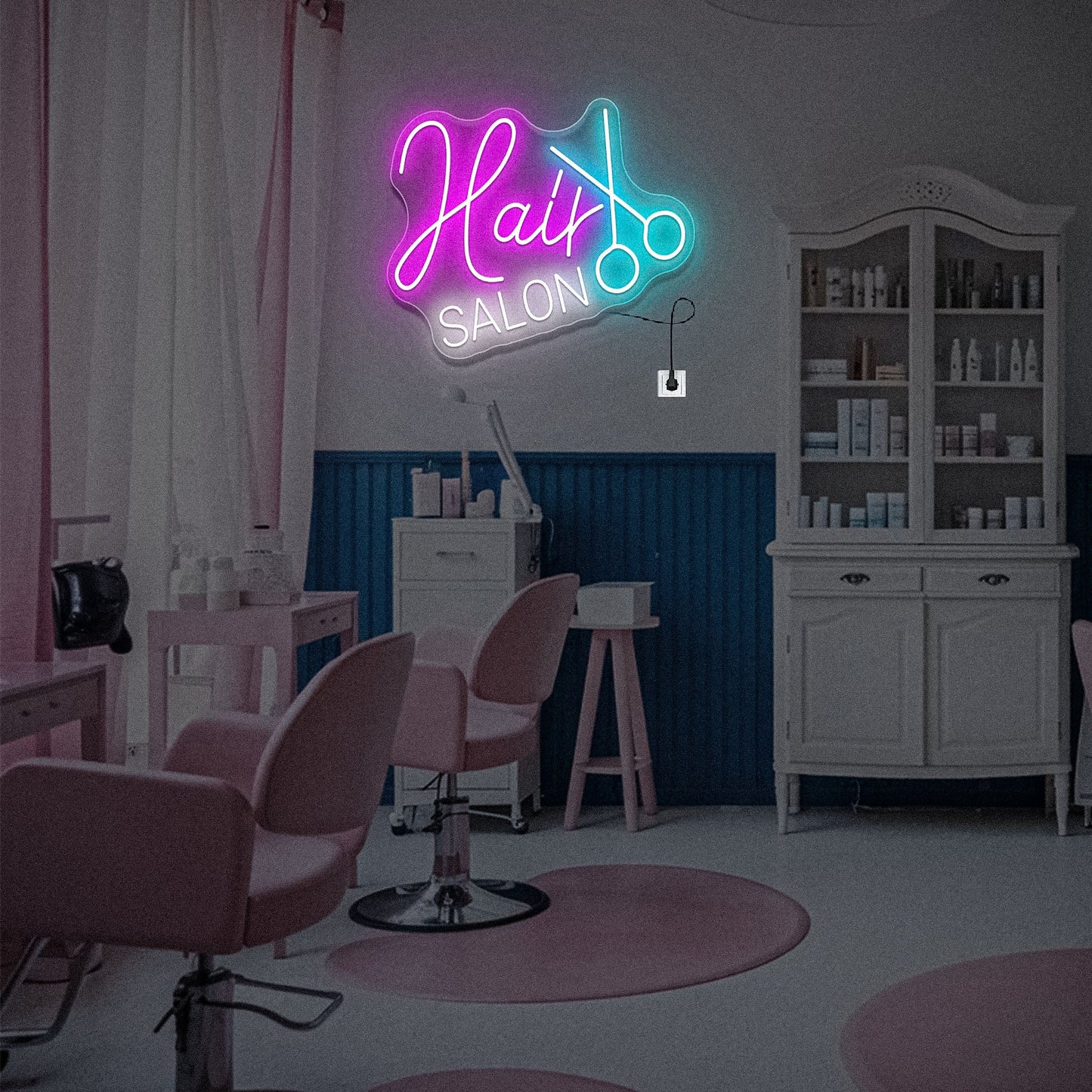 Hair_Salon_Neon_Signs_Wall Decor Home