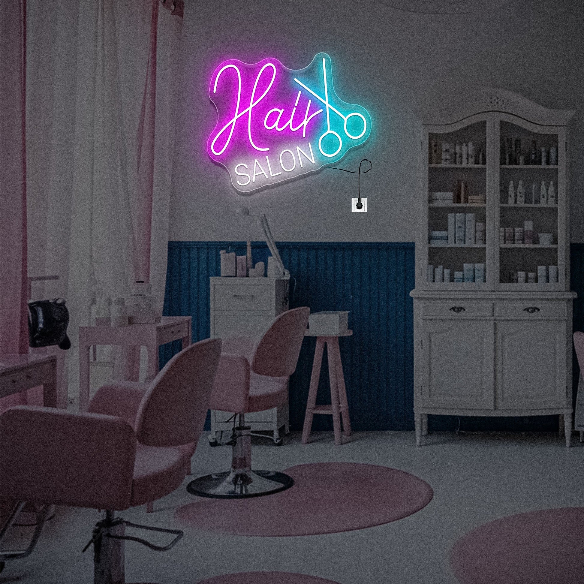 Hair_Salon_Neon_Signs_Wall Decor Home