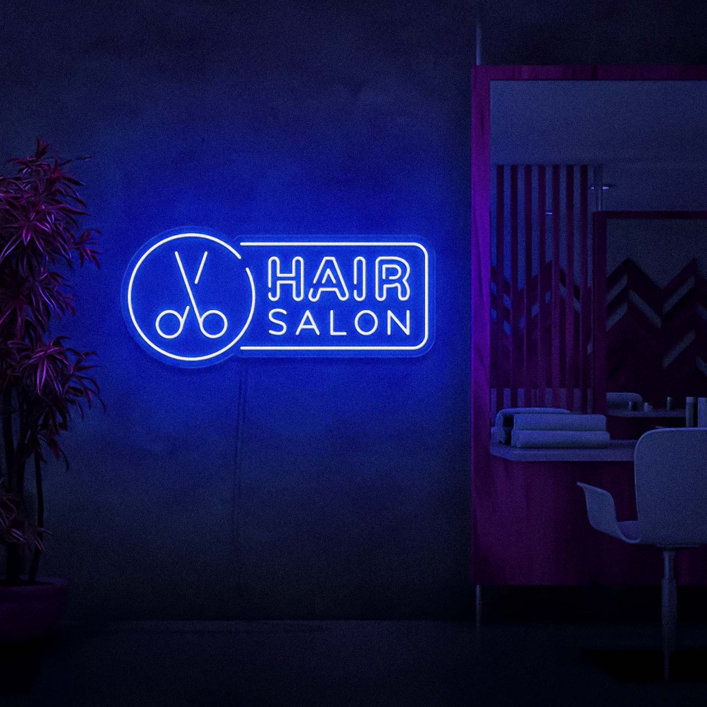 Hair Salon Neon Signs Wall Light