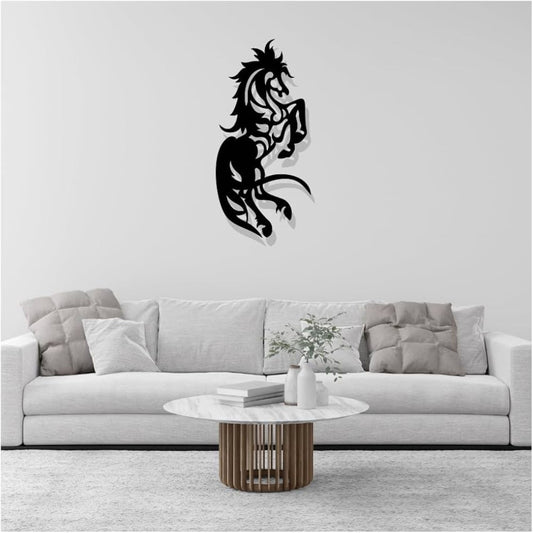 Rustic Horse Metal Sign