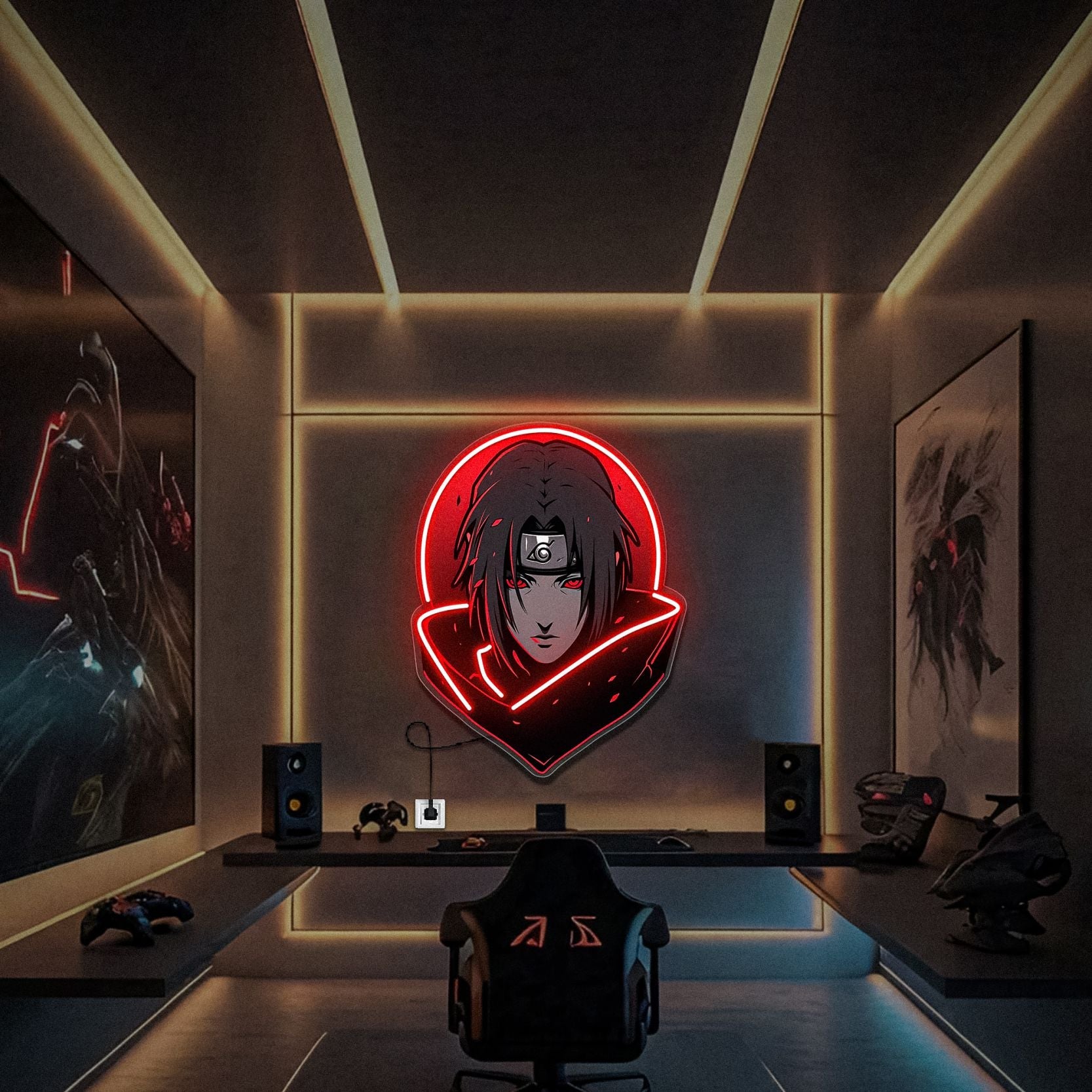 Itachi Neon Sign Wall