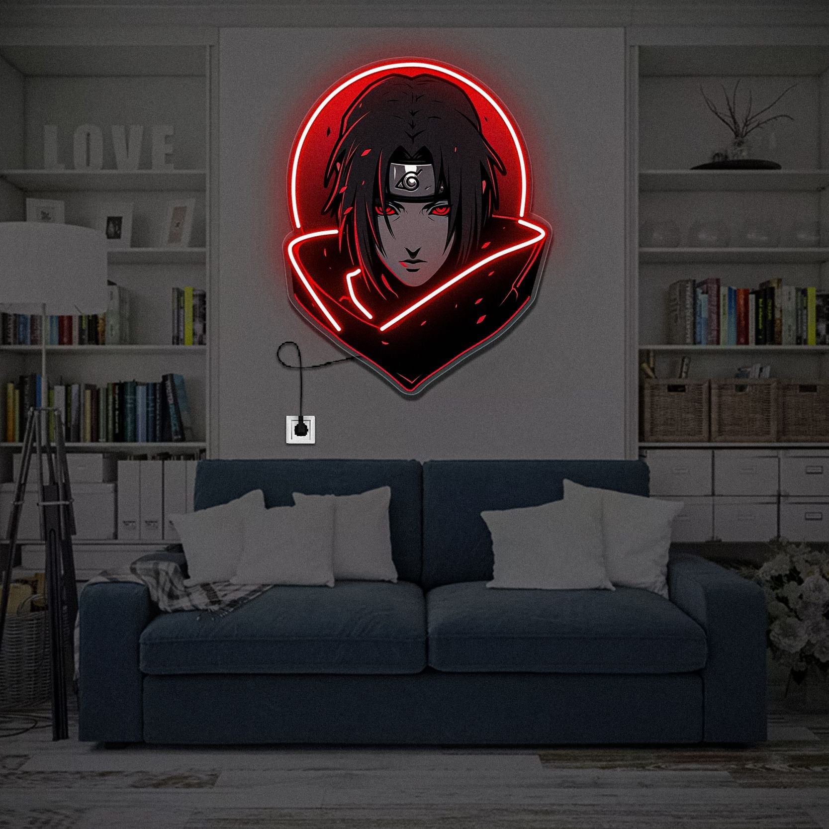 Itachi Neon Sign Wall Decor Home