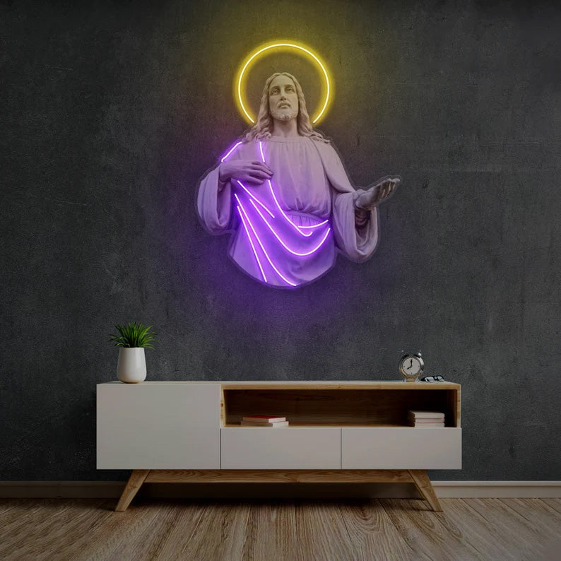 Jesus Neon Sign