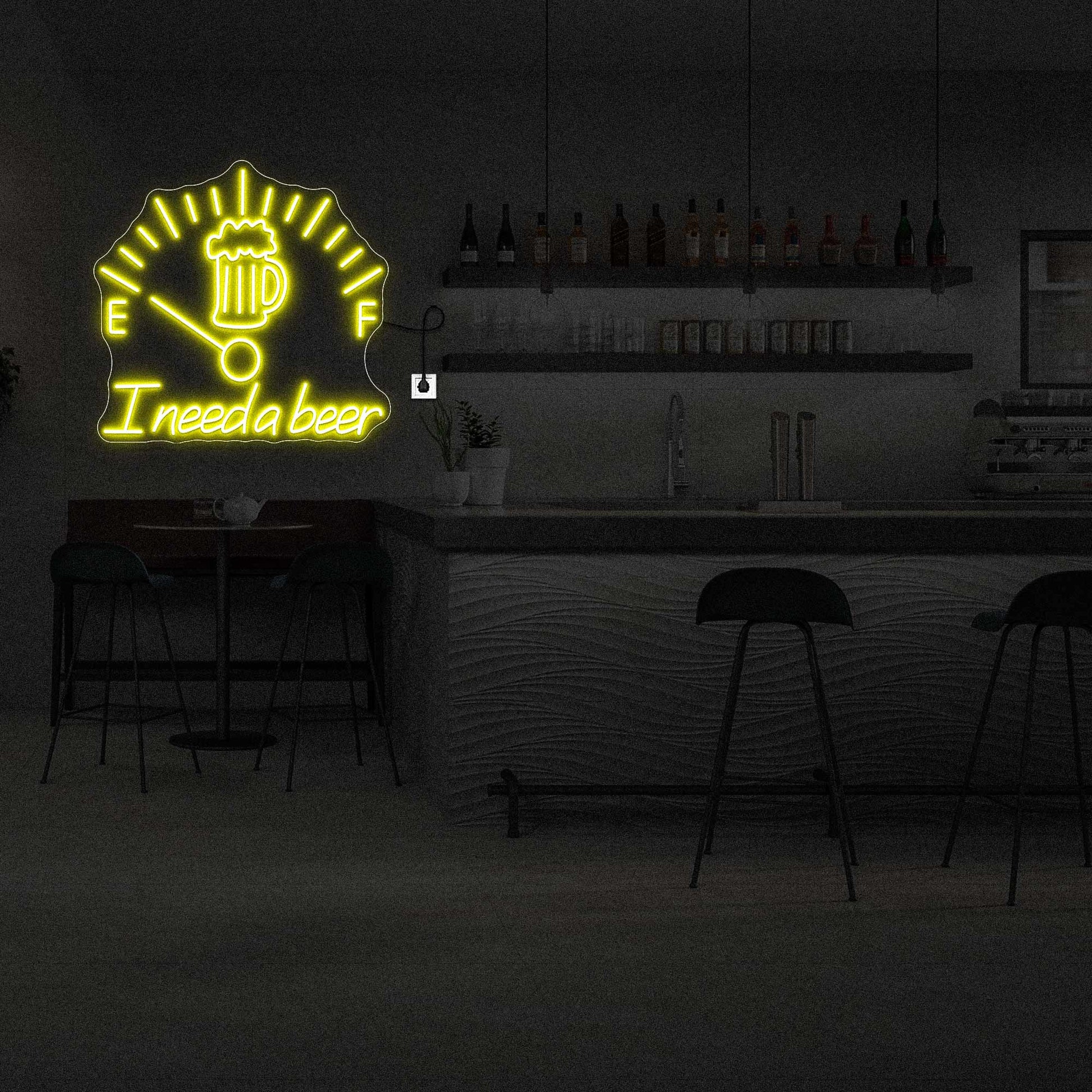 LED Beer Neon Sign Wall Decor