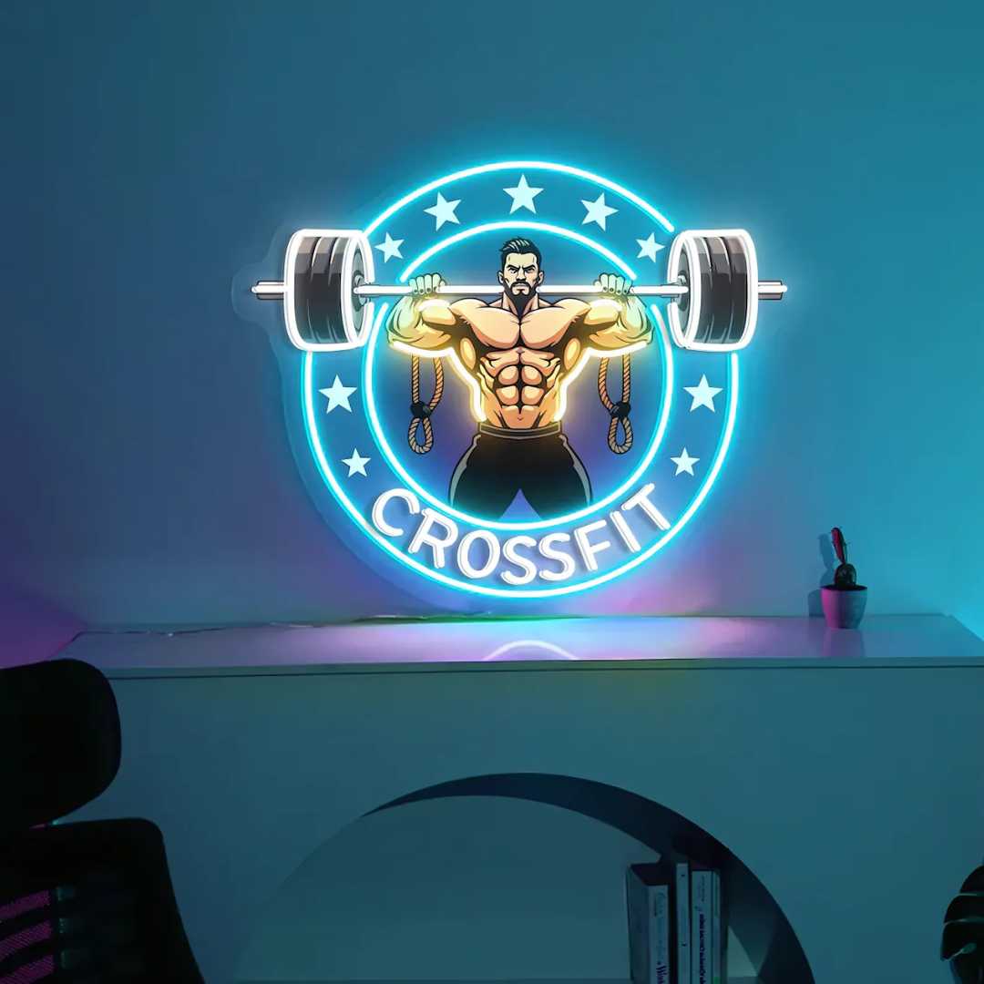 Man Body Neon Sign