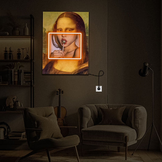 Mona Lisa Neon Sign