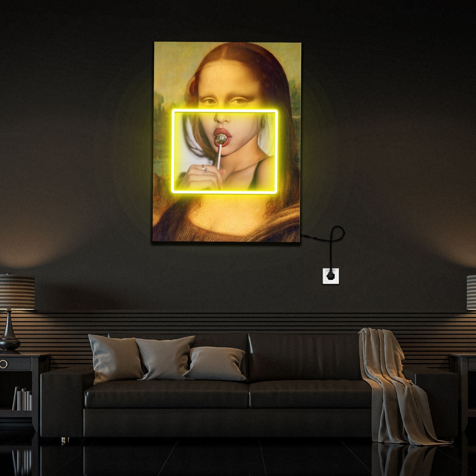 Mona Lisa Neon Sign For Wall