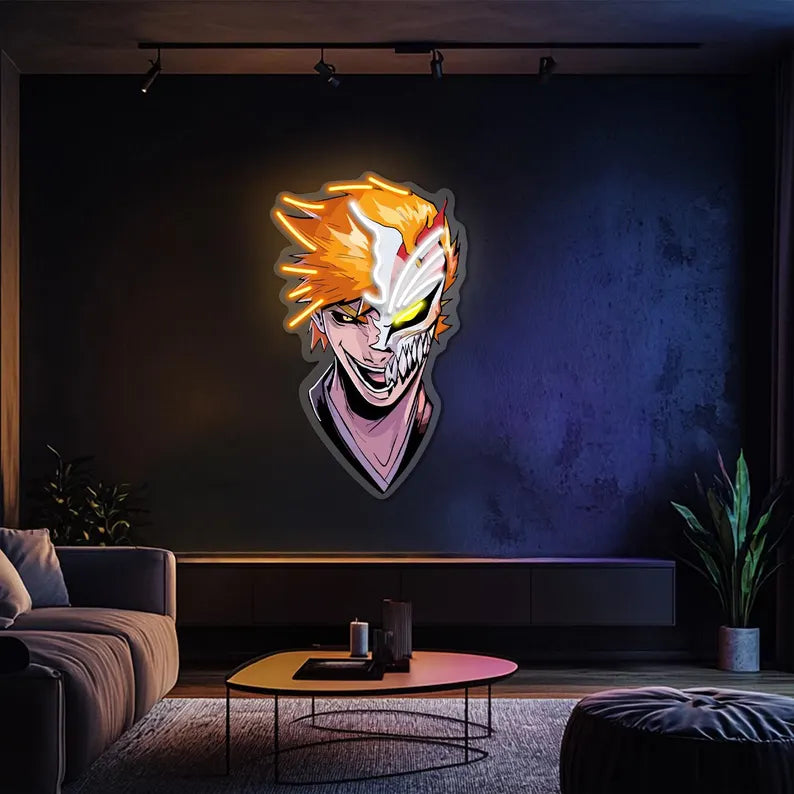 Neon Anime Signs Wall