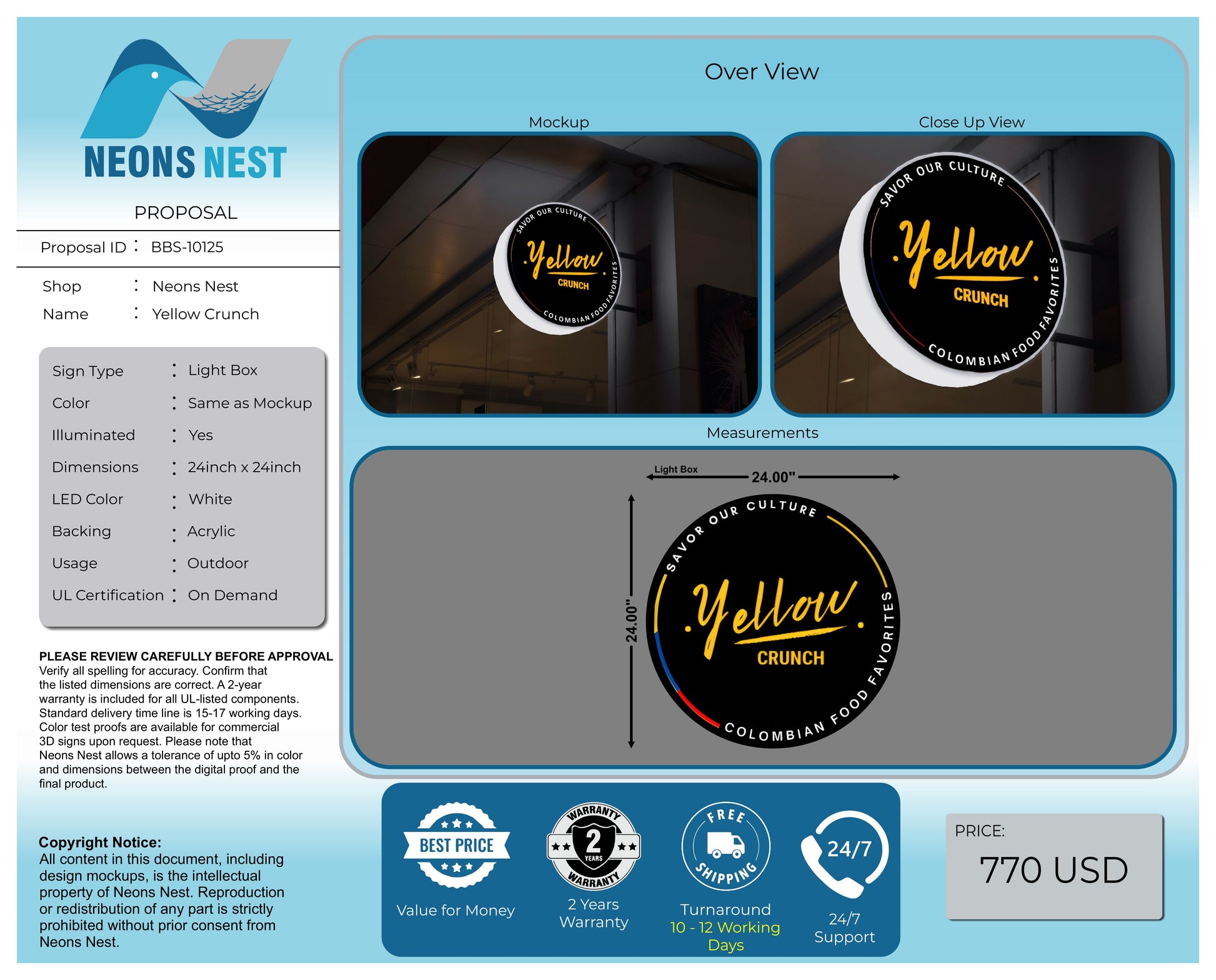 Custom payment link for Elvis - Neonsnest.com