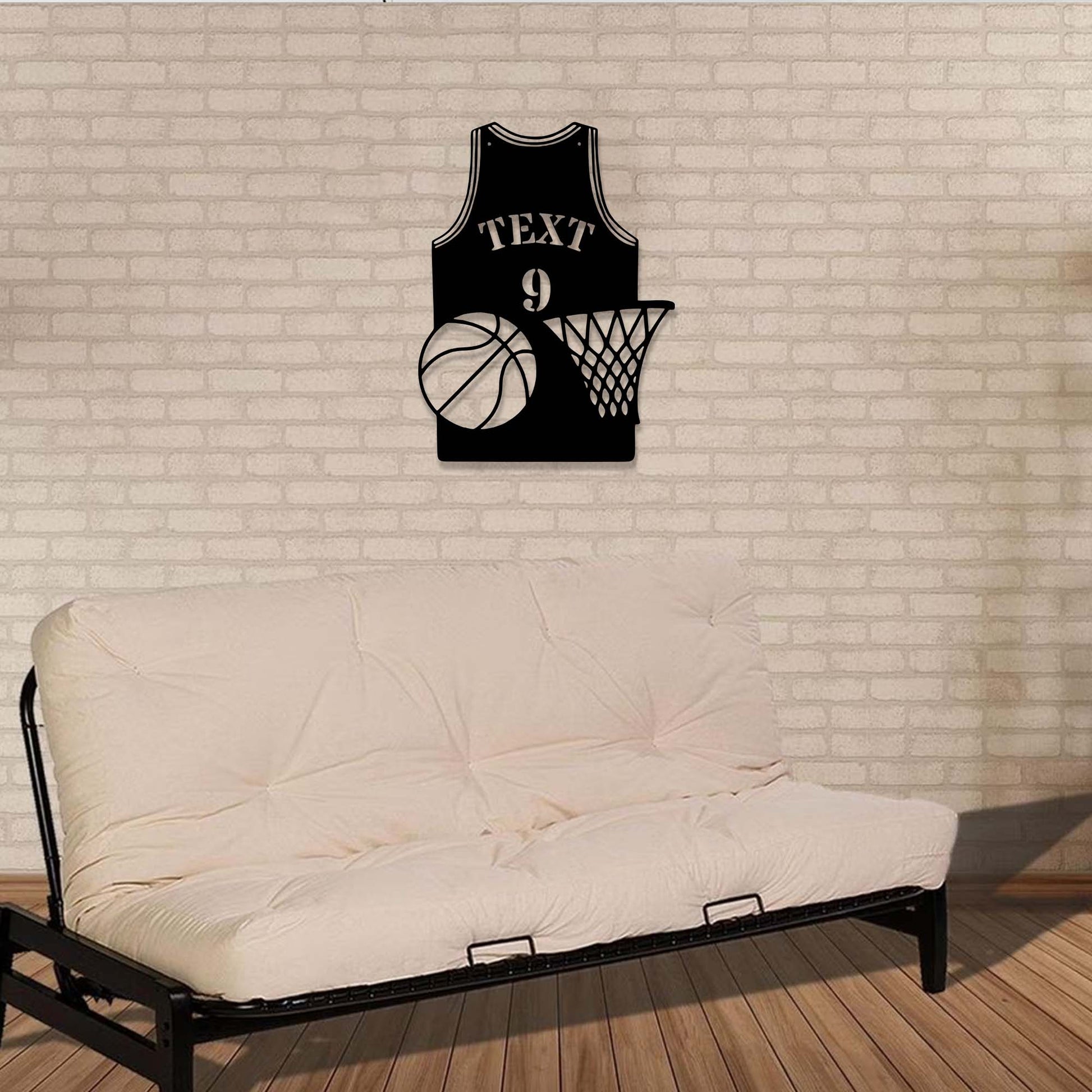 Personalized Basketball Jersey Wall 