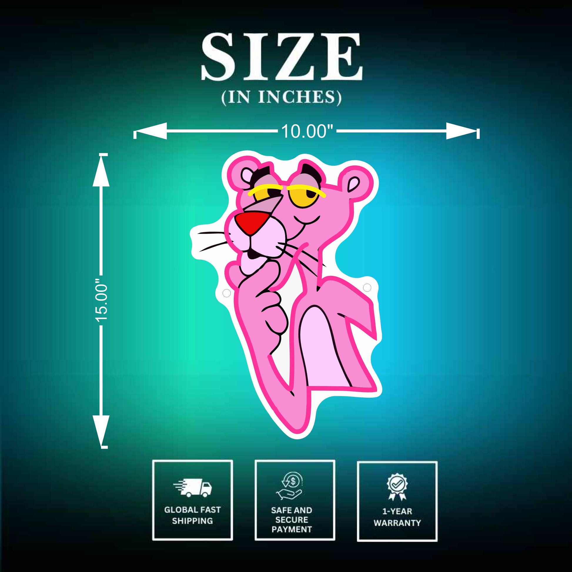 Pink Panther Neon Signs For Home