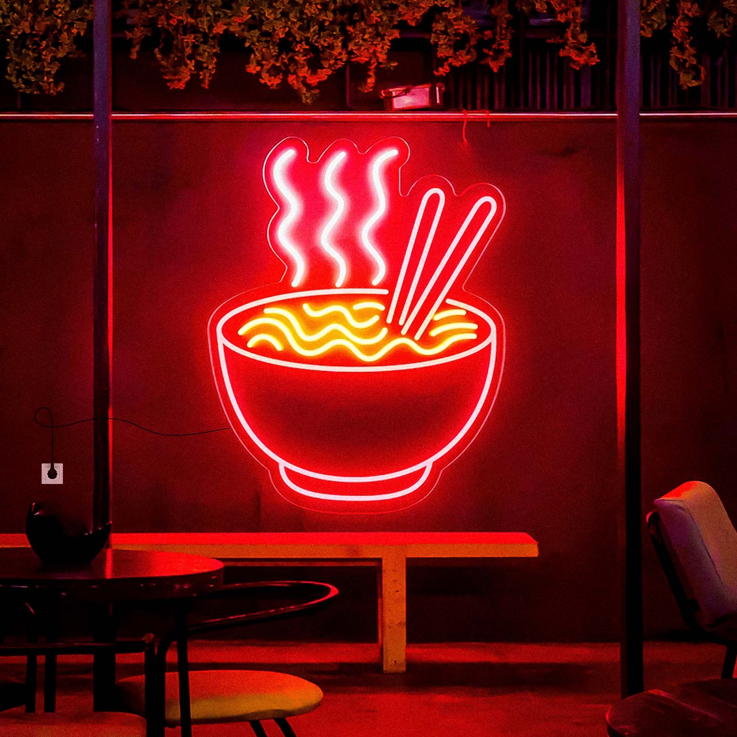Ramen Neon Signs Size Wall Decor