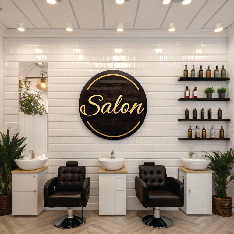 Salon Neon Sign Acrylic Wall  Home