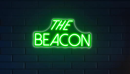 Custom Neon Sign - THE BEACON