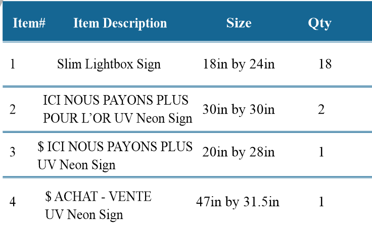 Custom Signs for Jayson