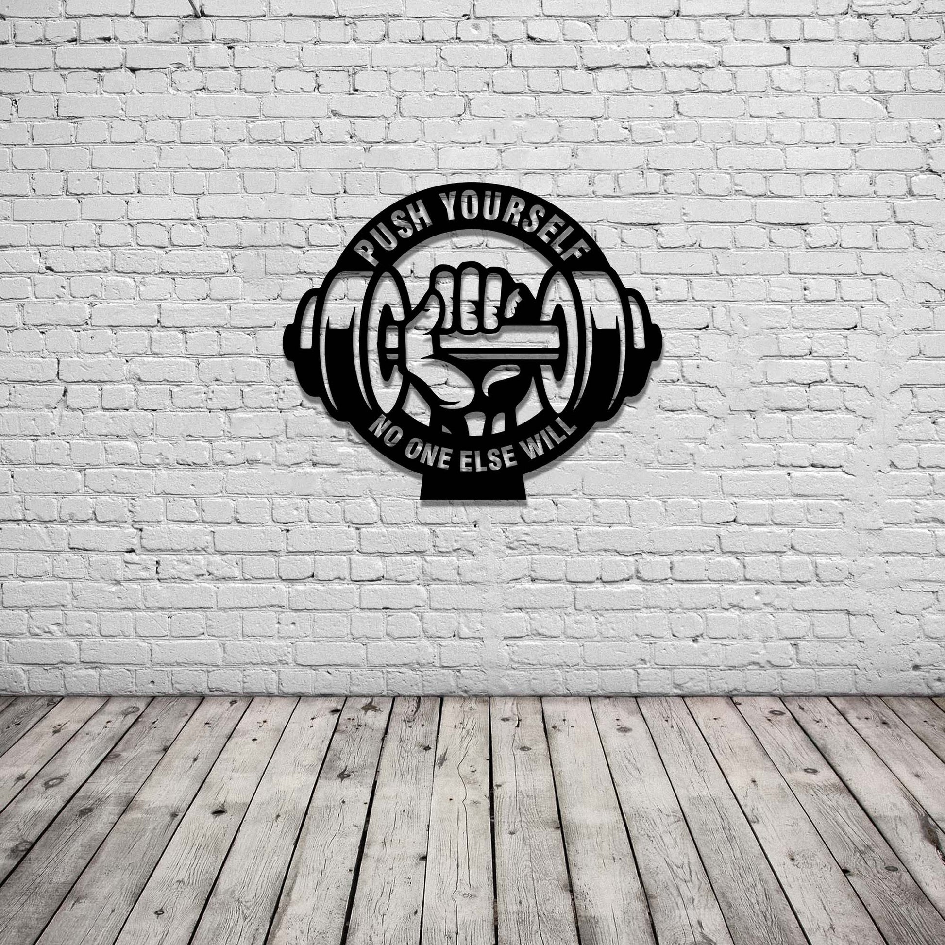 Sign For Home Gym Motivate yourself