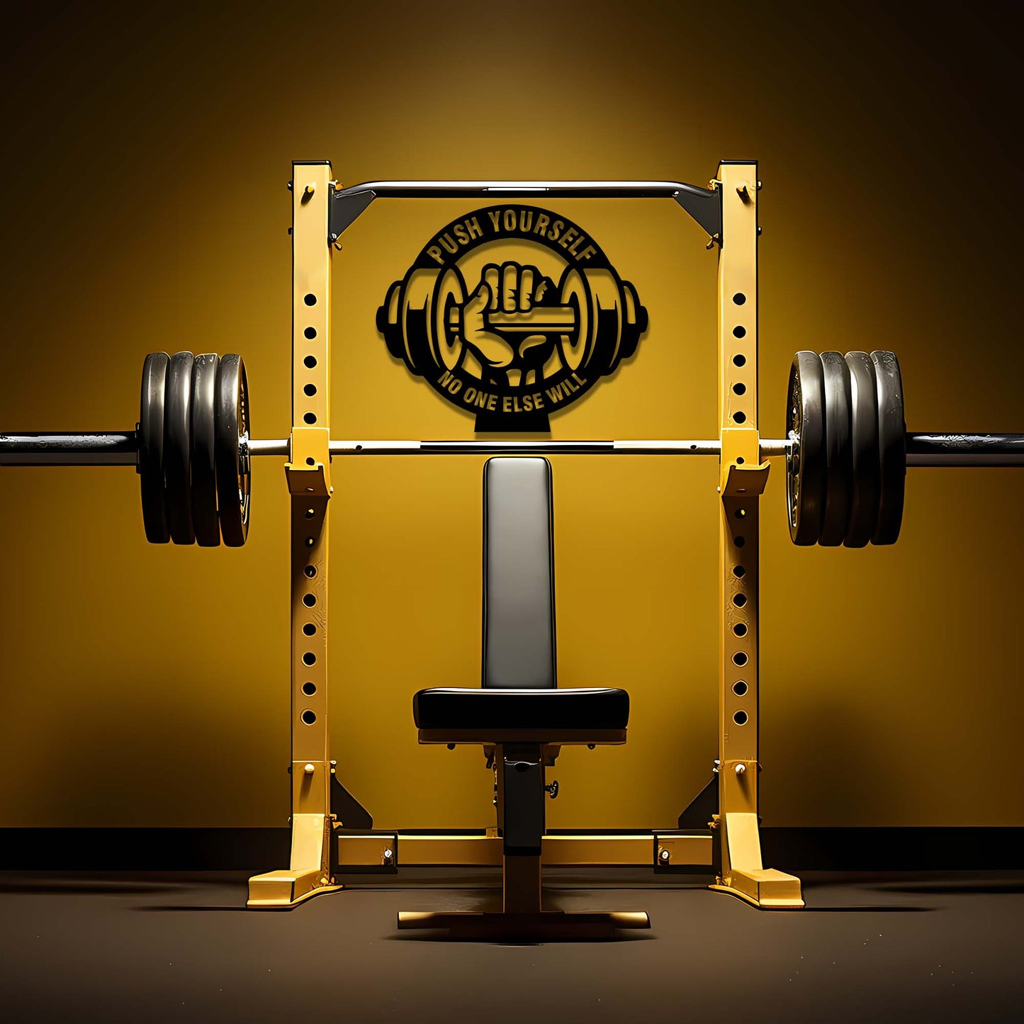 Custom Sign For Home Gym Wall Decor 