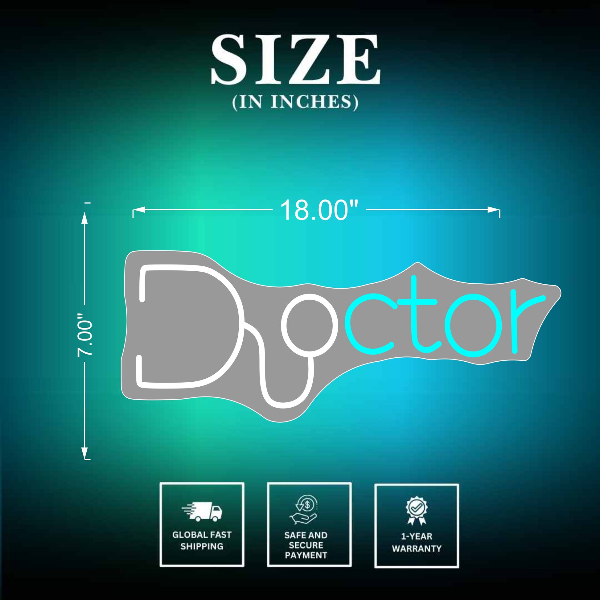 Size for custom signs