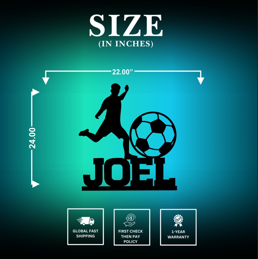 Soccer Sign  For Home
