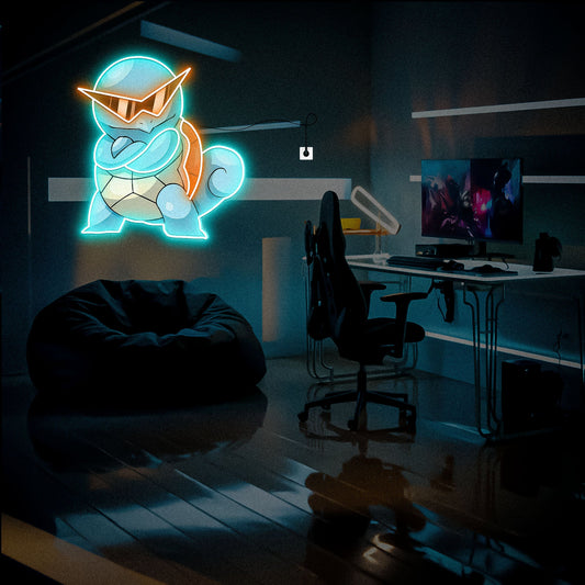 Squirtle Neon Sign