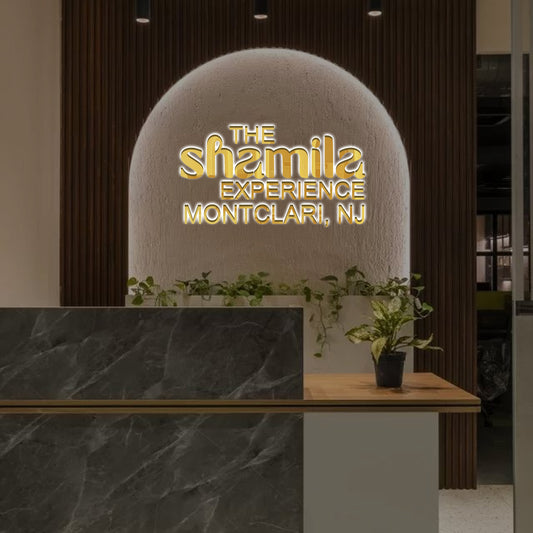 Custom Backlit Sign For Shamila