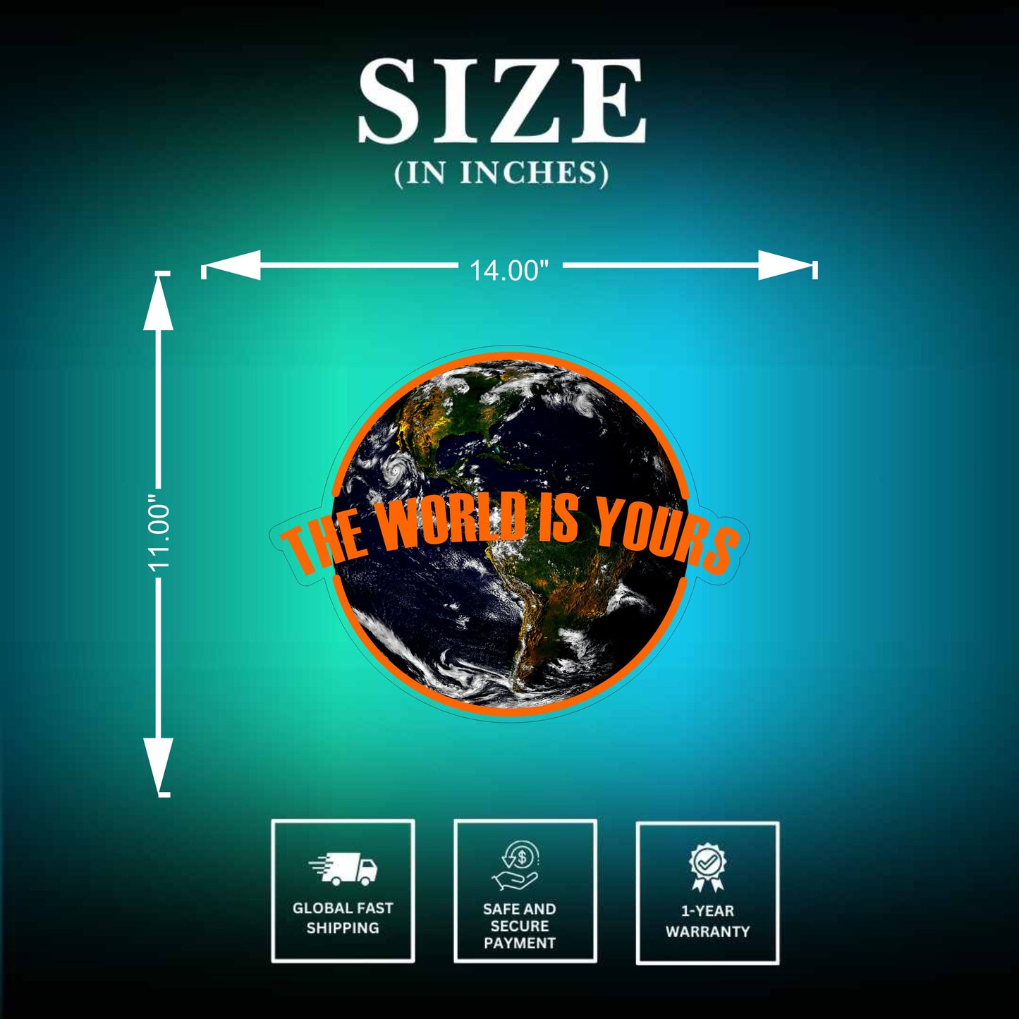 The World Is Yours Neon Signs UV