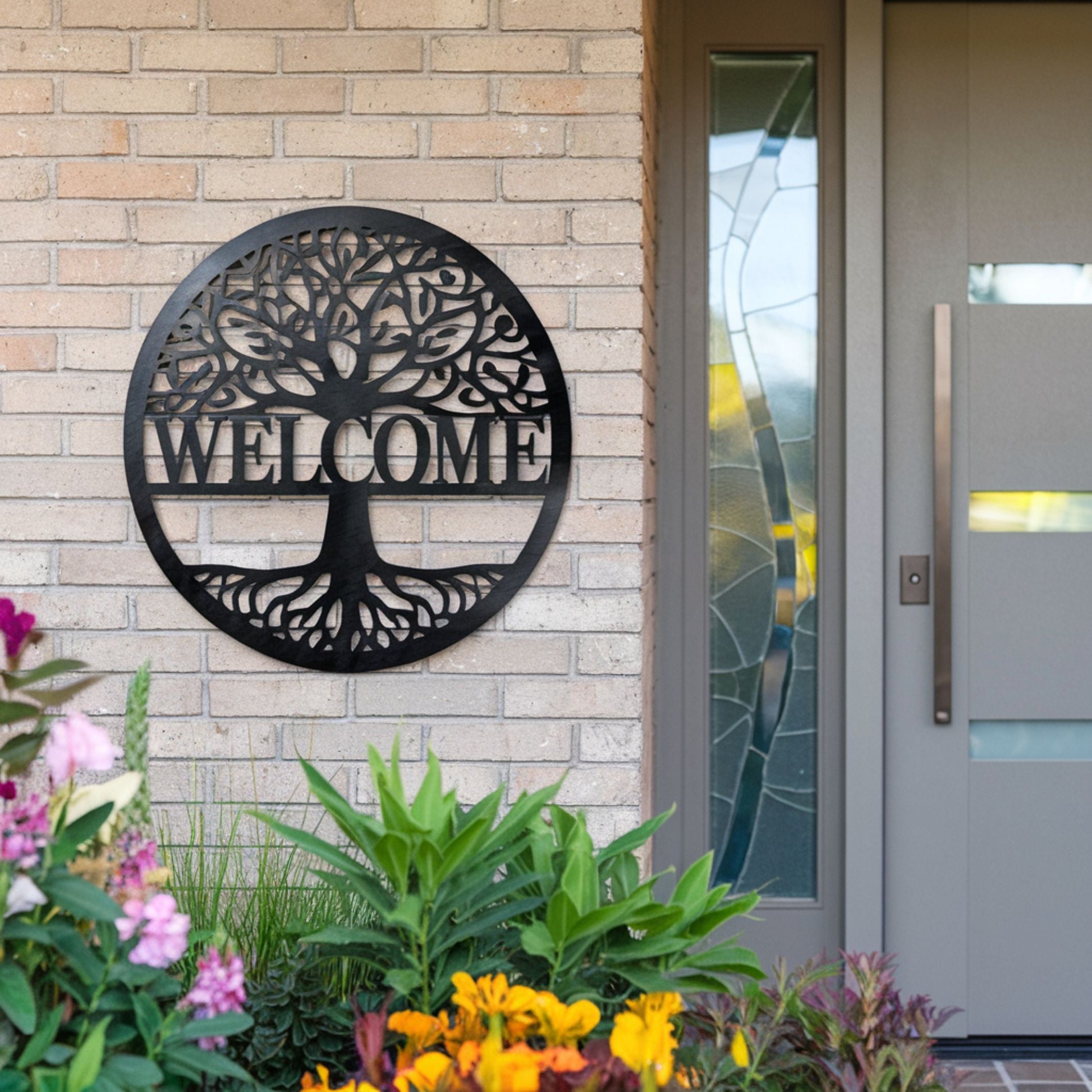 Welcome Metal Sign Indoor Sign
