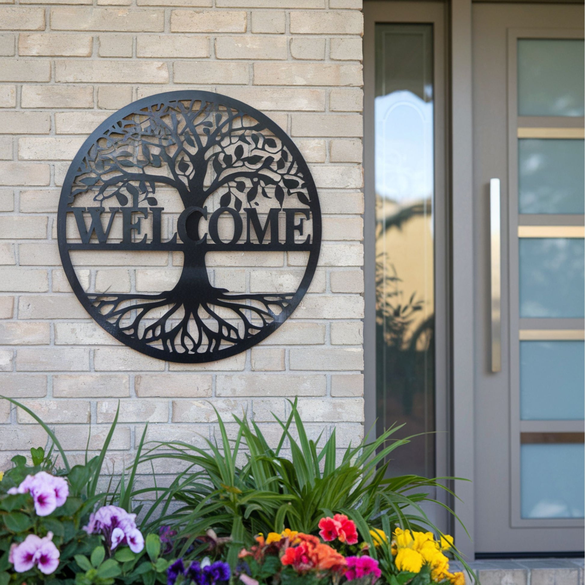Welcome Metal Sign Home Decor sign