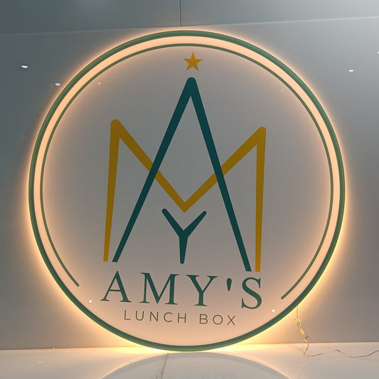 Balance Payment for Amy's Lunch Box sign - Neonsnest.com