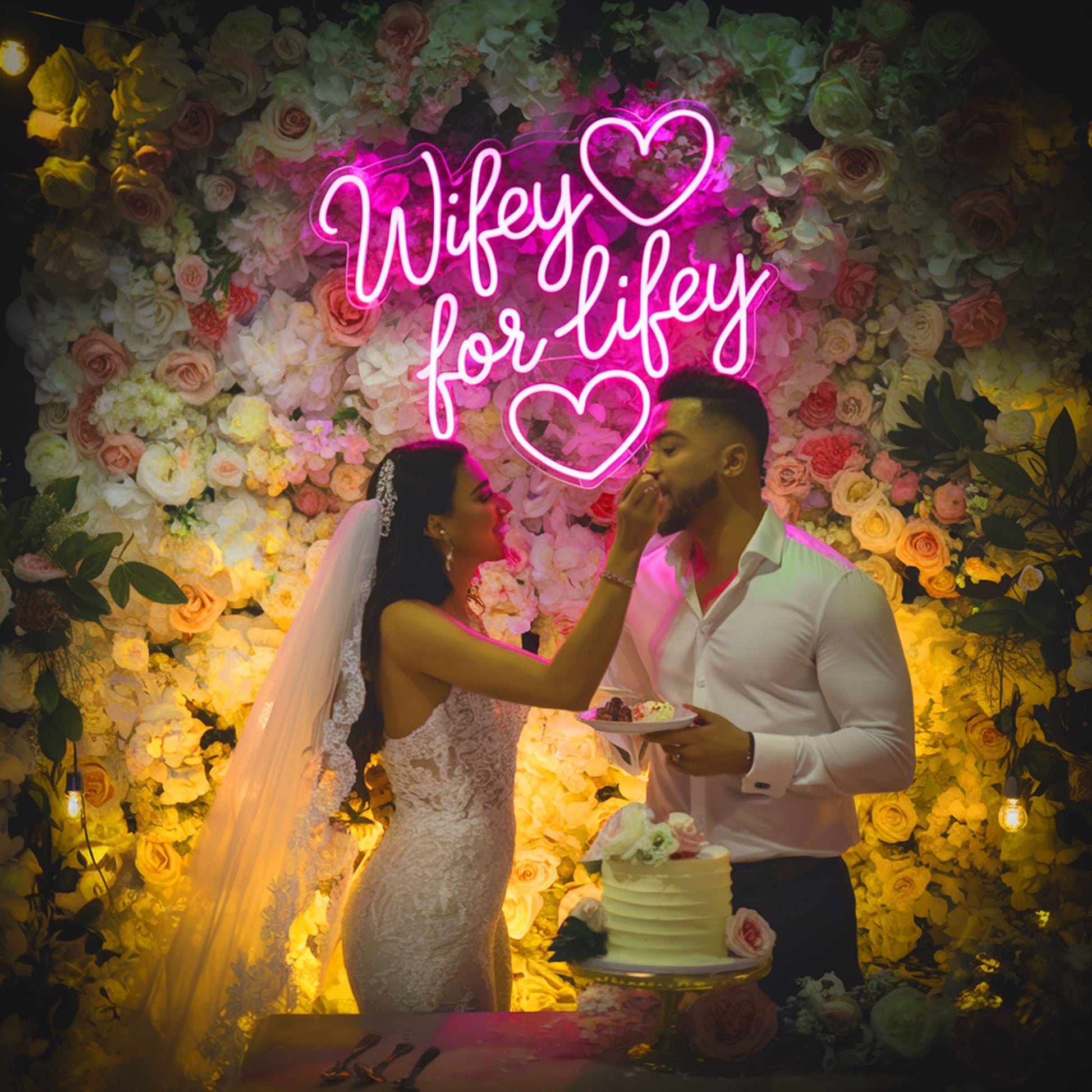 Wifey for Lifey Neon Sign
