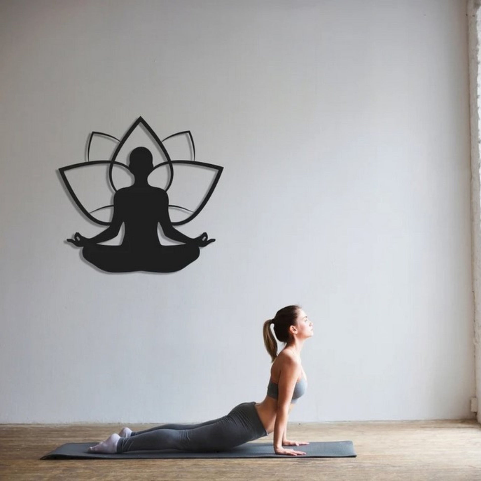 Yoga Wall Art Metal Sign  For Room