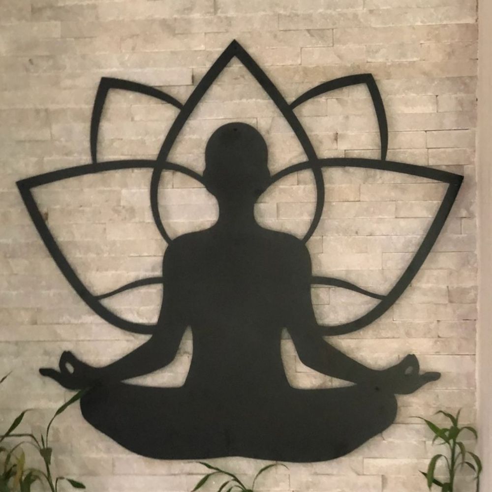 Yoga Wall Art Metal Signs For Out Door