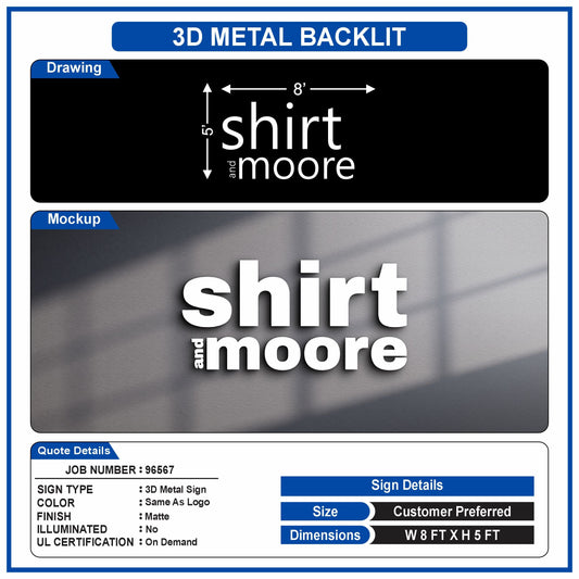 custom metal sign