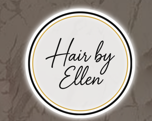 Hair By Ellen Round Acrylic Sign