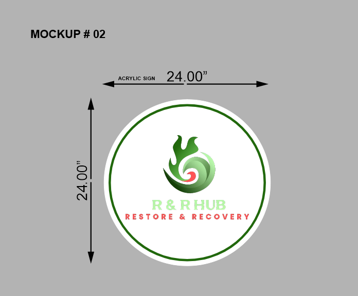 Custom Signs For R&R Hub Restore & Recovery