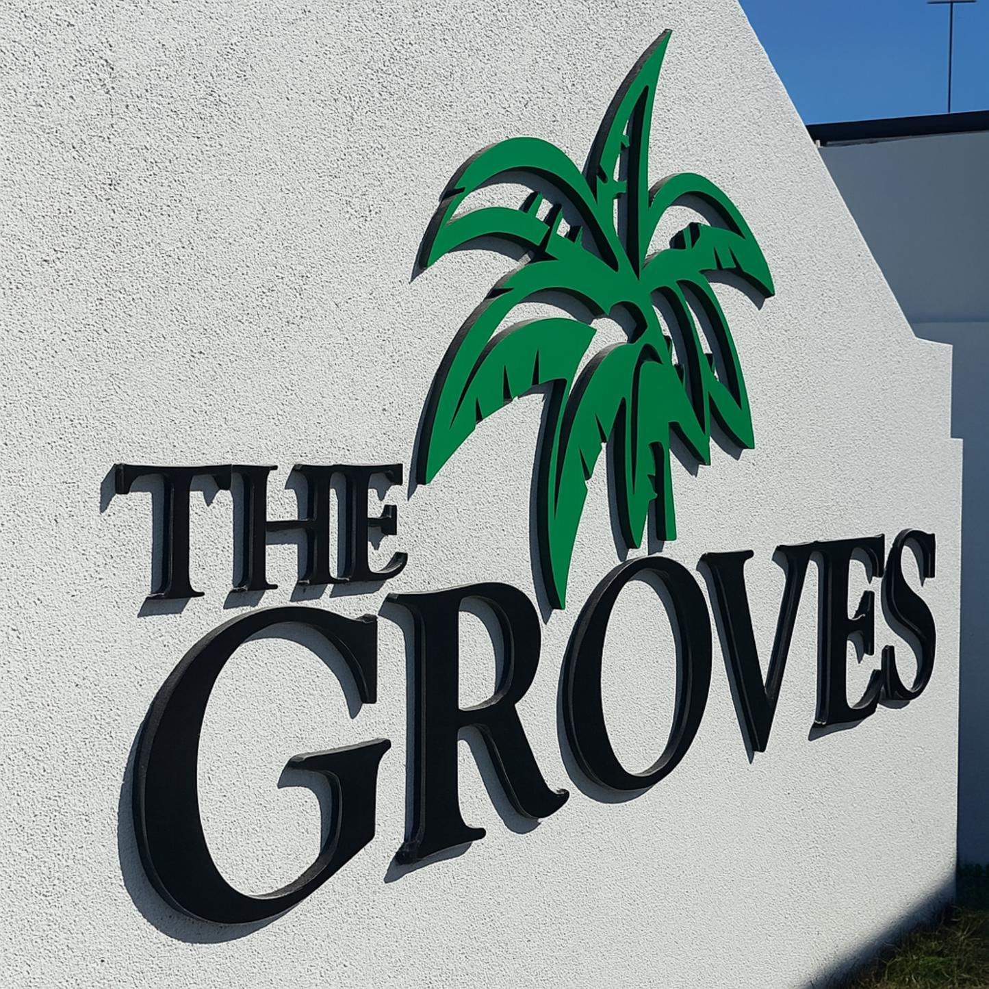 laser cut signage  out door