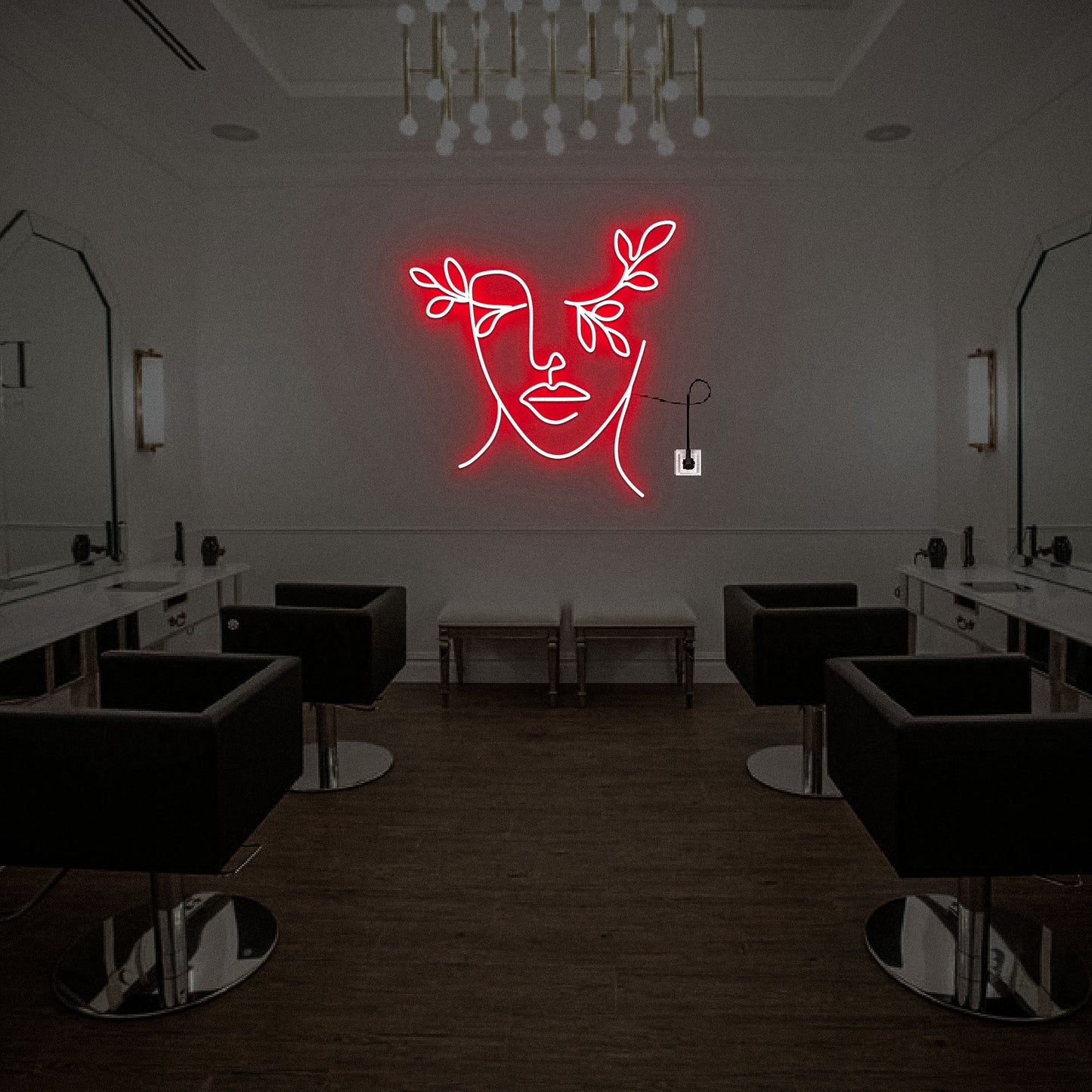 neon&sign Aesthetic Face Neon