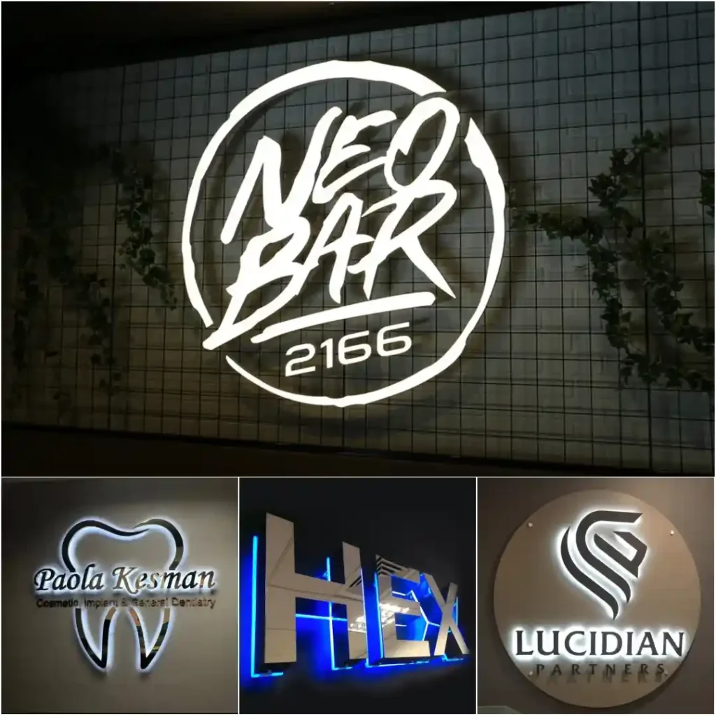3D front and backlit signs Australia