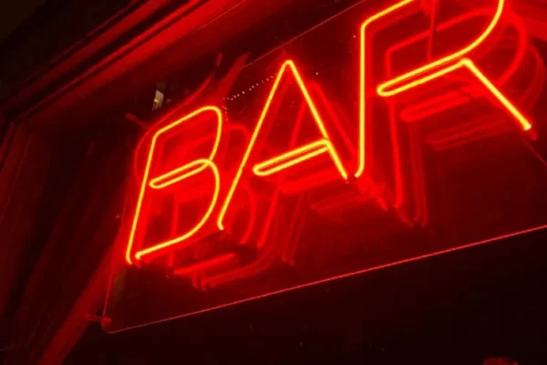 Lucky's Bar LED signs