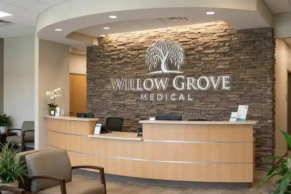 Willow Grove Medical — reception sign