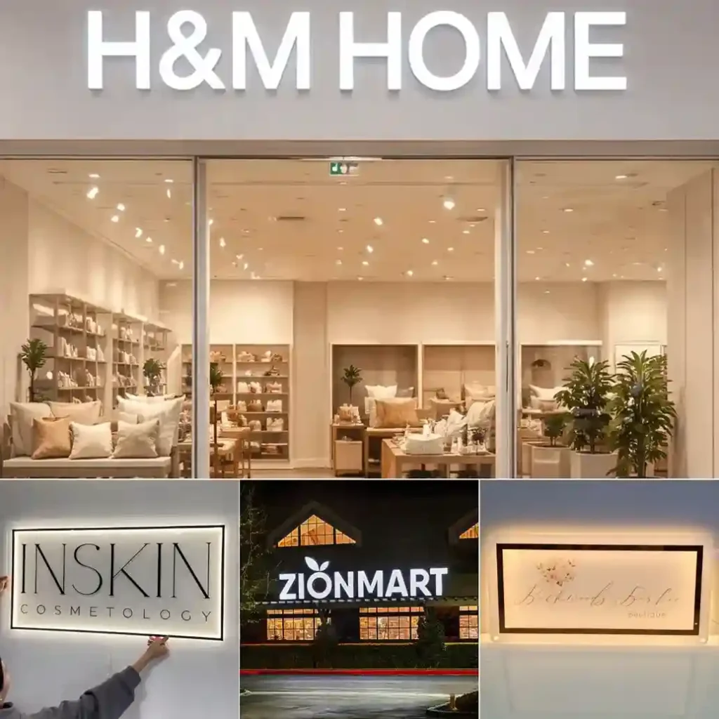 acrylic shopfront signs