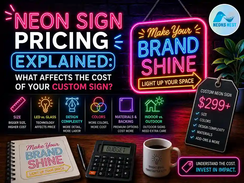 Neon Sign Pricing Explained: What Affects the Cost of Your Custom Sign