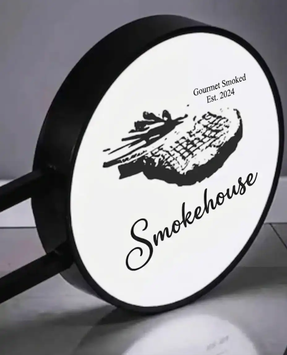 Smokehouse Illuminated Blade Sign Smokehouse Illuminated Blade Sign