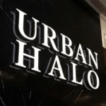 Urban Halo - Front and backlit illuminated sign